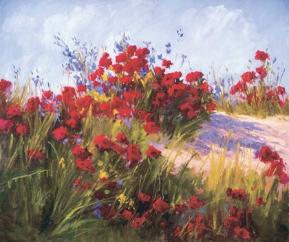 Picture of RED POPPIES AND WILD FLOWERS