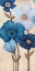 Picture of FLEURS BLEUES I