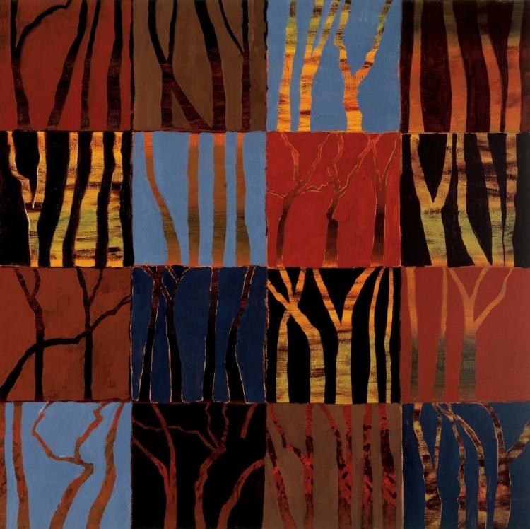 Picture of RED TREES II