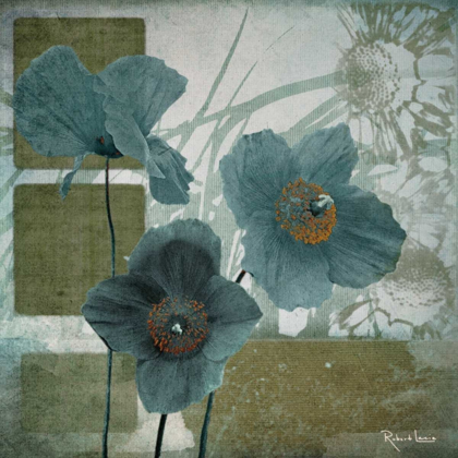 Picture of CERULEAN POPPIES I