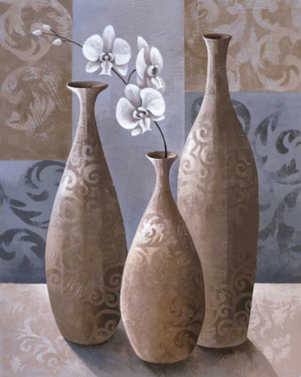 Picture of SILVER ORCHIDS II
