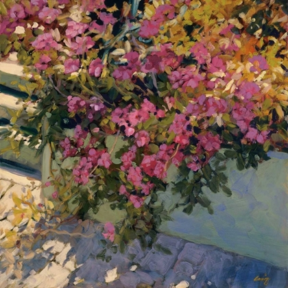 Picture of STEPS AND SUMMER FLOWERS