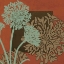 Picture of FLORAL SILHOUETTE IN RED