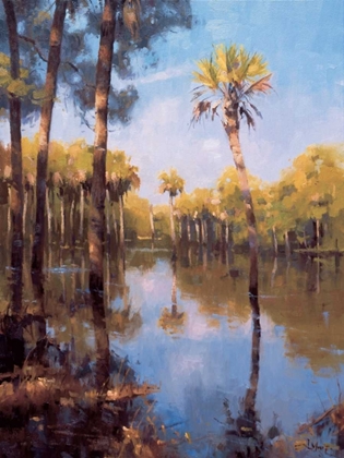 Picture of PALMS ON WATER II
