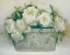 Picture of WHITE ROSES IN PLANTER