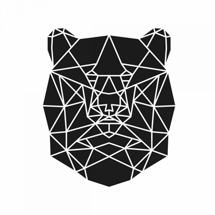 Picture of GEOMETRIC BEAR HEAD