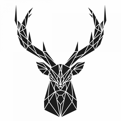 Picture of GEOMETRIC DEER HEAD