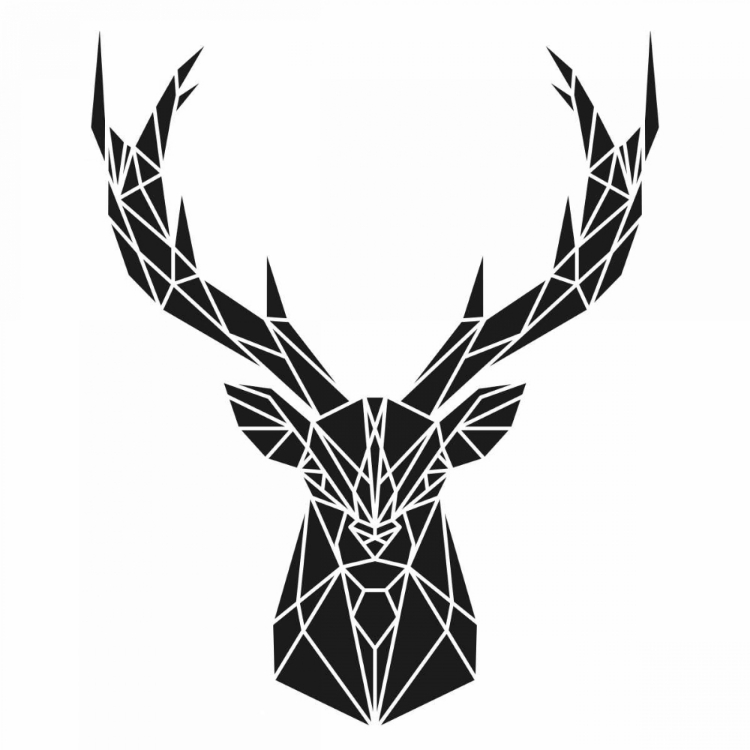 Picture of GEOMETRIC DEER HEAD