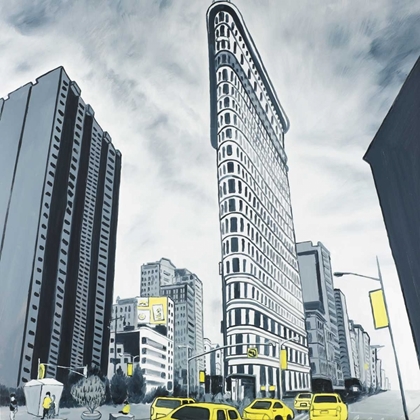 Picture of OUTLINE OF FLATIRON BUILING TO NEW-YORK