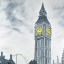 Picture of OUTLINE OF BIG BEN IN LONDON