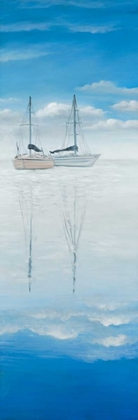 Picture of TWO SAILBOATS ON THE QUIET LAKE