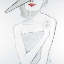 Picture of WOMAN WITH HAT