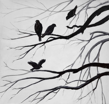 Picture of SILHOUETTE OF BIRDS