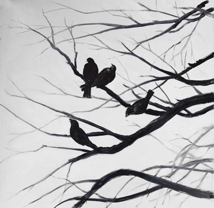 Picture of BIRDS AND BRANCHES SILHOUETTE