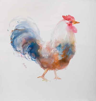 Picture of WATERCOLOR ROOSTER