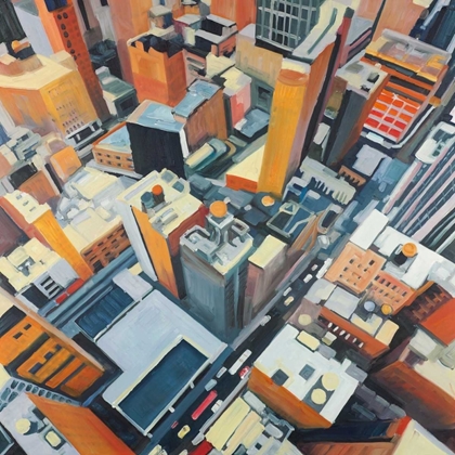 Picture of HIGH TOP VIEW OF BUILDINGS IN NEW YORK