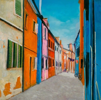 Picture of COLORFUL HOUSES IN ITALY