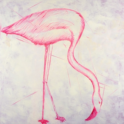Picture of PINK FLAMINGO SKETCH