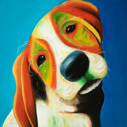 Picture of COLORFUL BEAGLE DOG