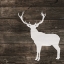 Picture of RIGHT SIDE DEER SILHOUETTE ON WOOD