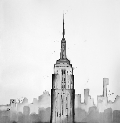 Picture of GRAYSCALE EMPIRE STATE BUILDING