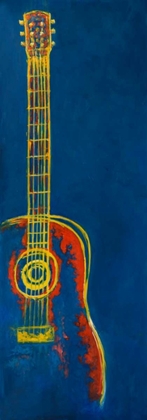 Picture of MODERN BLUE ABSTRACT GUITAR