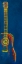 Picture of MODERN BLUE ABSTRACT GUITAR