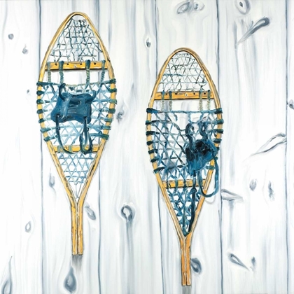 Picture of SET OF VINTAGE WOOD SNOWSHOES