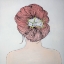 Picture of LADY WITH FLOWERS IN HER HAIR