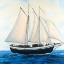 Picture of SAILINGBOAT BY A SUNNY DAY