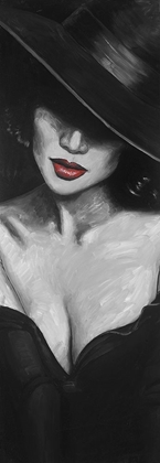 Picture of MYSTERIOUS RED LIPS LADY