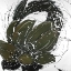 Picture of ABSTRACT FLOWER WITH PAINT SPLASH