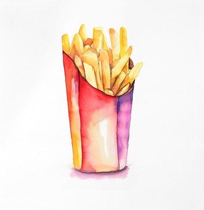 Picture of WATERCOLOR FRENCH FRIES