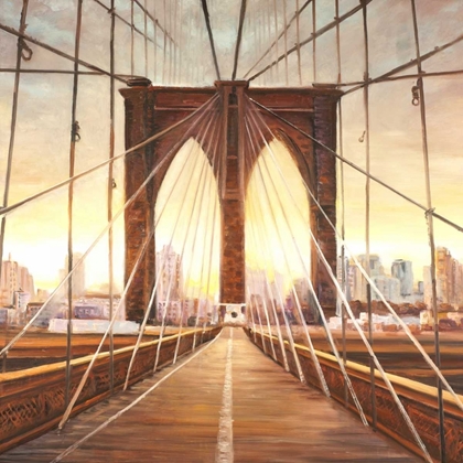 Picture of SUNSET ON THE BROOKLYN BRIDGE