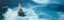 Picture of SURFING WAVES ON A LIGHTHOUSE