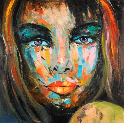 Picture of COLORFUL WOMAN PORTRAIT