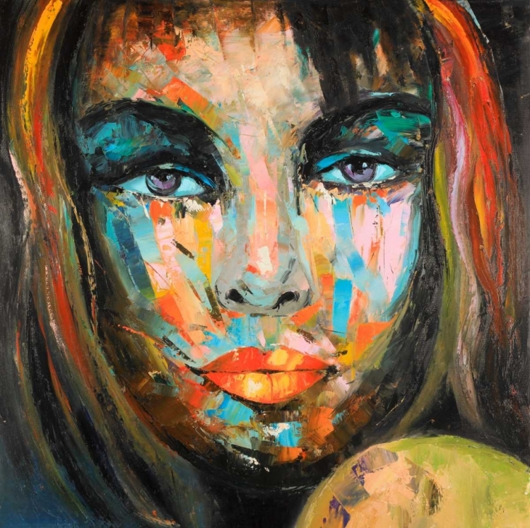 Picture of COLORFUL WOMAN PORTRAIT