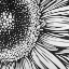 Picture of GERBERA FLOWER OUTLINE STYLE