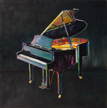 Picture of COLORFUL REALISTIC PIANO