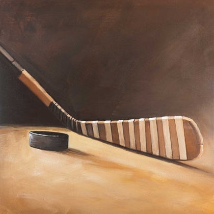 Picture of STICK AND HOCKEY PUCK