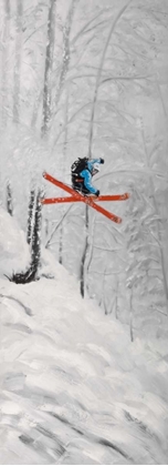 Picture of MAN SKIING IN STEEP OFFPISTE TERRAIN 