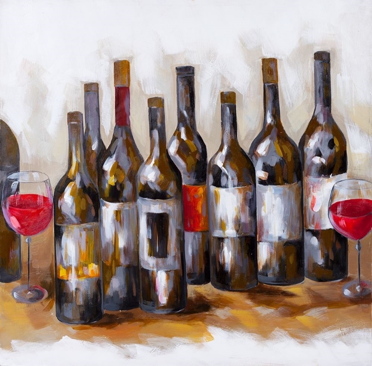 Picture of RED WINE BOTTLES