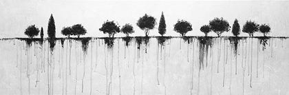 Picture of ABSTRACT BLACK TREES