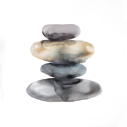 Picture of WATERCOLOR PILE OF ROCKS