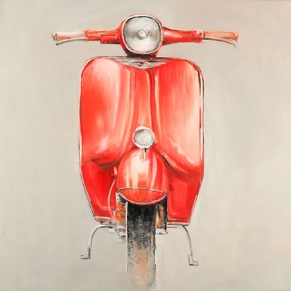 Picture of SMALL RED MOPED