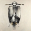 Picture of SMALL BLACK MOPED