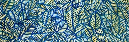 Picture of BLUE LEAF PATTERNS