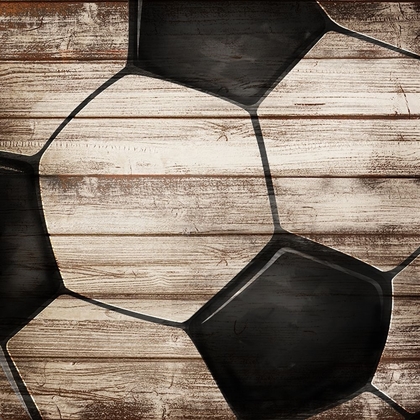 Picture of SOCCER BALL ON WOOD