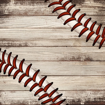 Picture of BASEBALL BALL ON WOOD
