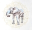 Picture of ELEPHANT ON MANDALAS PATERN